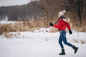 Abrigo para correr en invierno